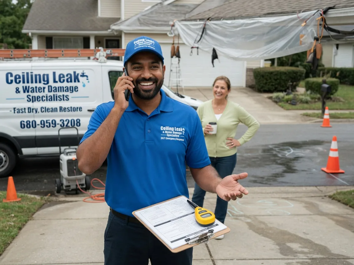 Ceiling Leak Cleanup Giddings, TX FAQs